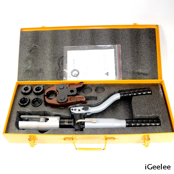 Hydraulic Pressing Tools HT-1550 with Pressing Force of 32KN, Double Hydraulic Stage