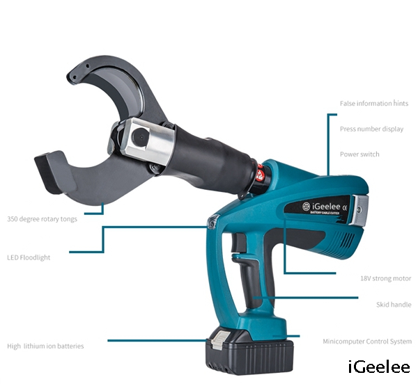BZ-65C/ 85C/105C Battery Cable Cutter with Opening C Type Cutting Head